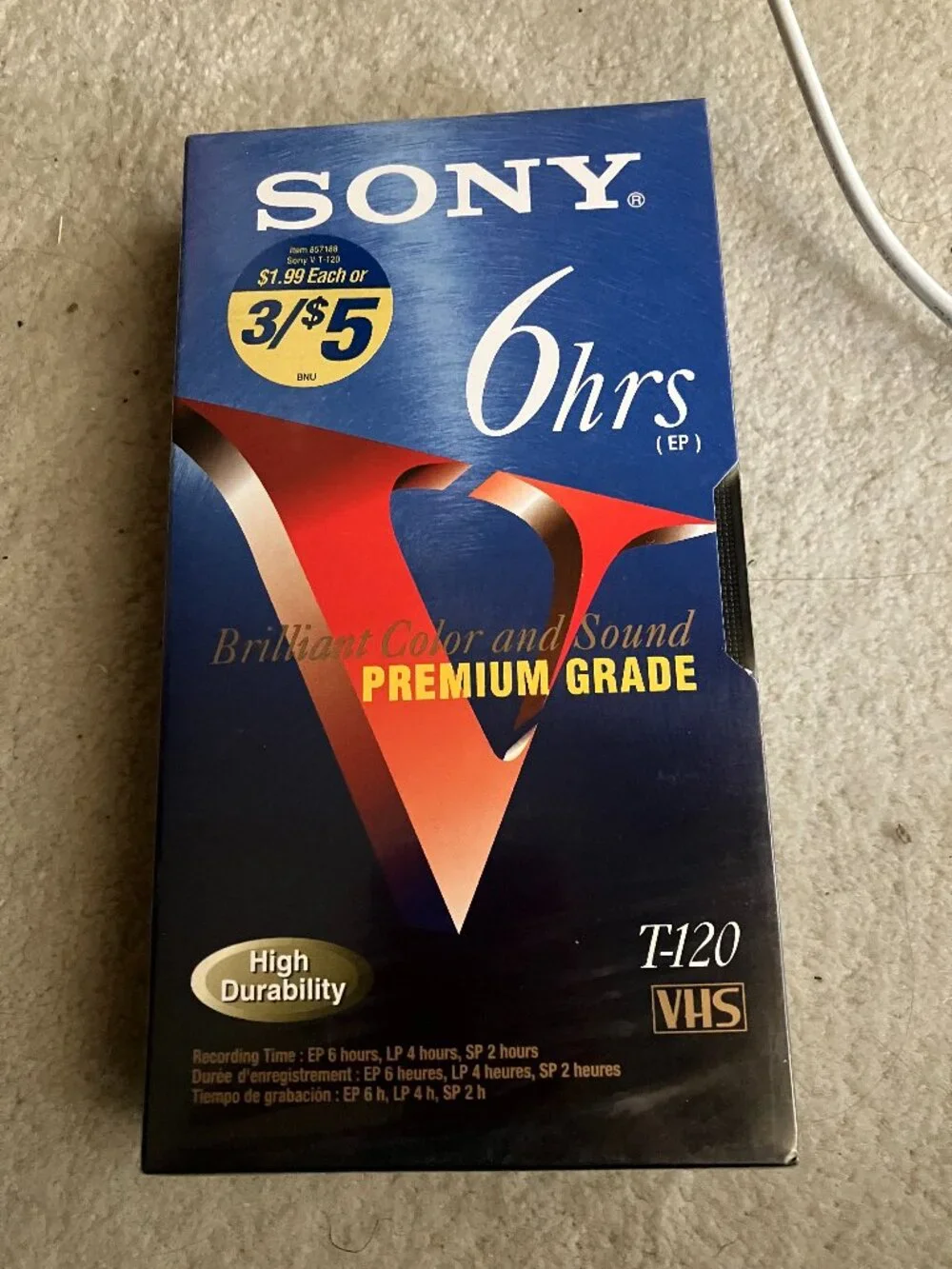10/$20: NWOT Blank VHS Tape